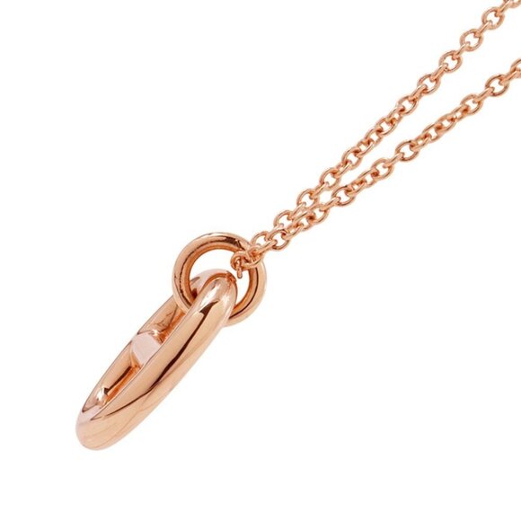 HERMES Chaine d'Ancre Farandole Necklace Size PM 18K Pink Gold - Picture 6 of 8